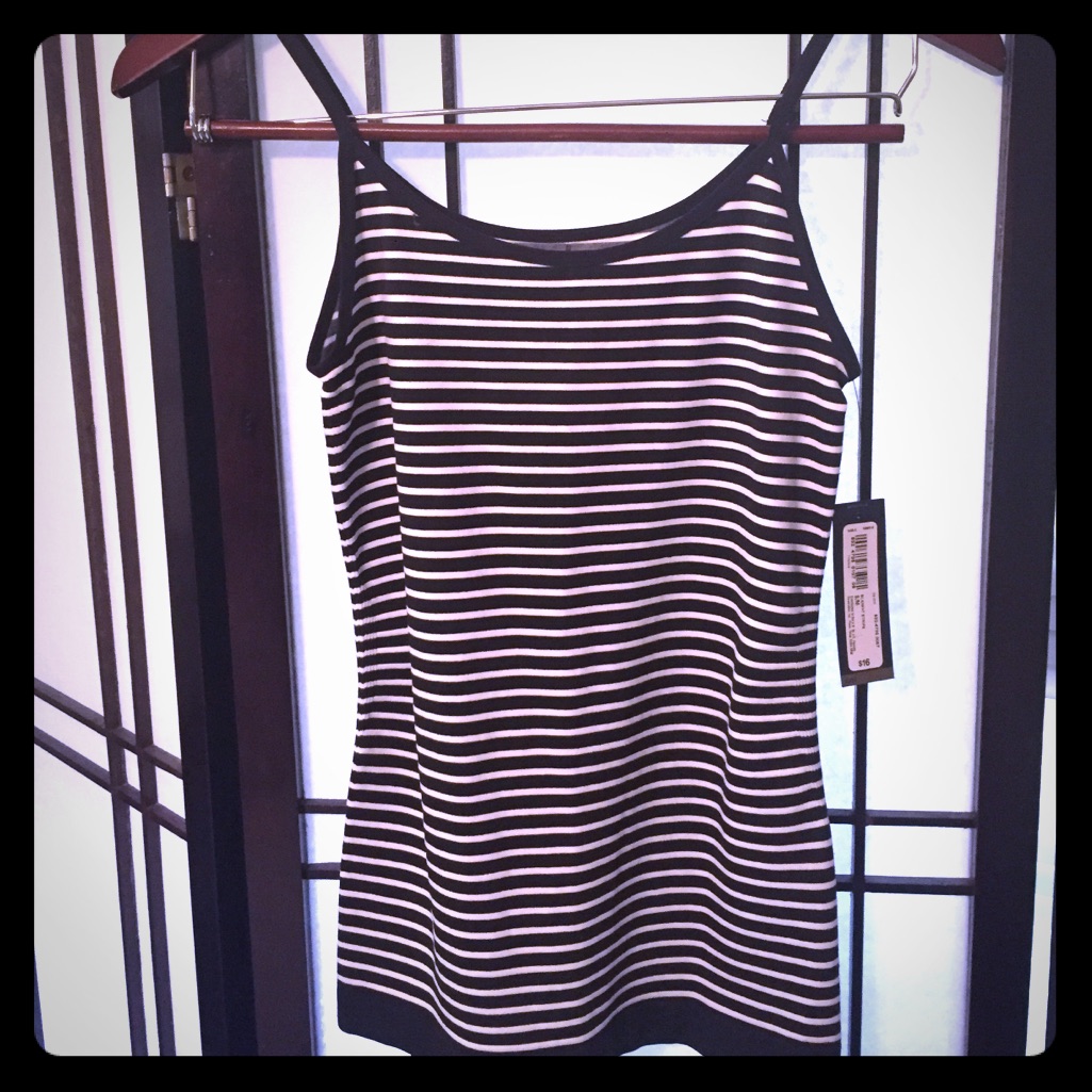 Brand New BW Striped Camisole